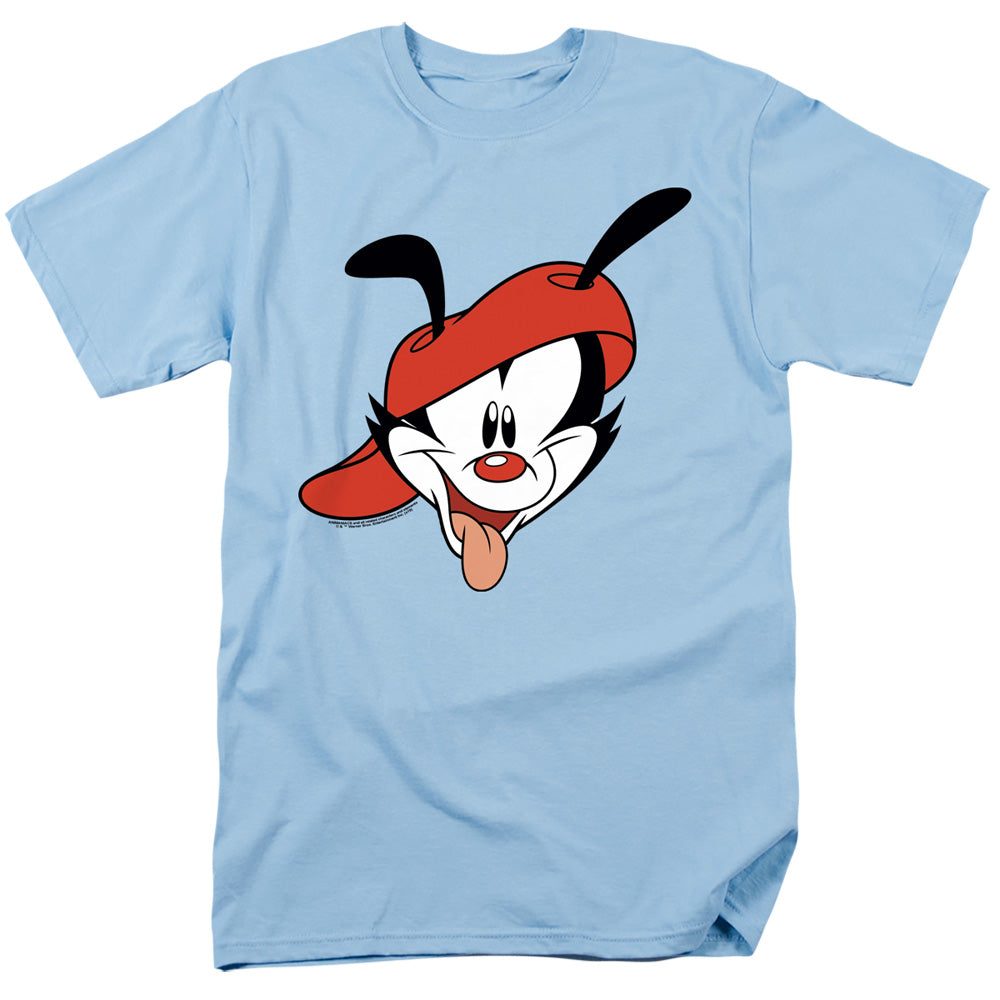 Animaniacs - Wakko Head - Adult Unisex Short Sleeve T-Shirt - Blue