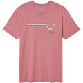 Weezer Striped Logo Officially Licensed Adult Short Sleeve Vintage Wash T-Shirt