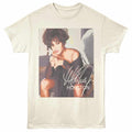 Whitney Houston - Glamor Photo - Adult Unisex Short Sleeve T-Shirt - Natural