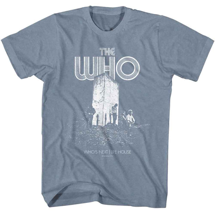 The Who - Whos Next Life House - American Classics Adult Short Sleeve Heather T-Shirt