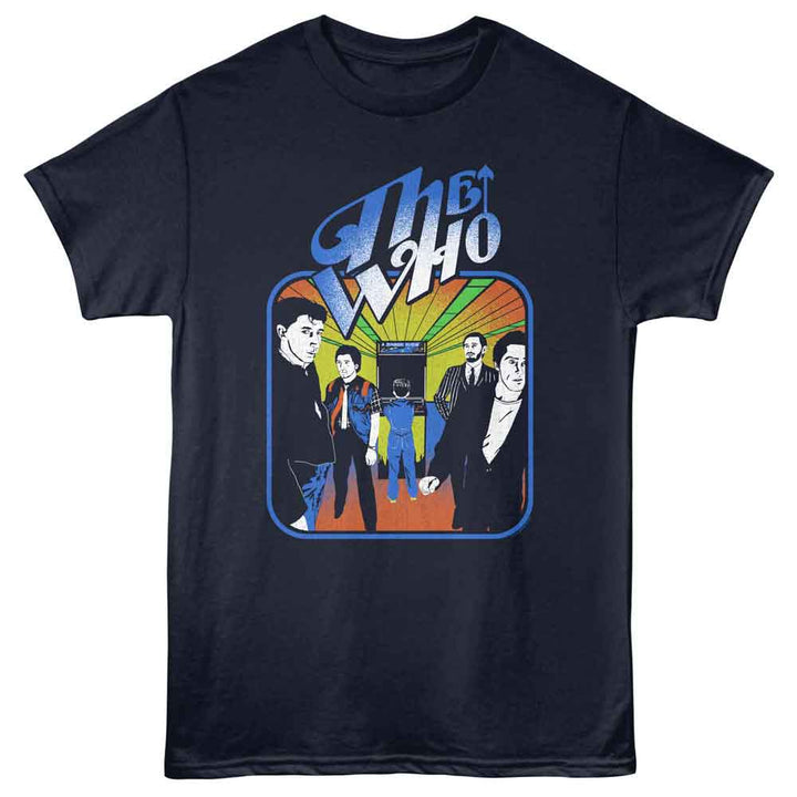 The Who - Pinball Wizard - Adult Short Sleeve T-Shirt - Navy