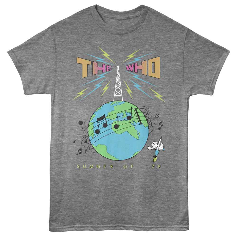 The Who - Summer Of 79 - Adult Short Sleeve T-Shirt - Graphite Heather