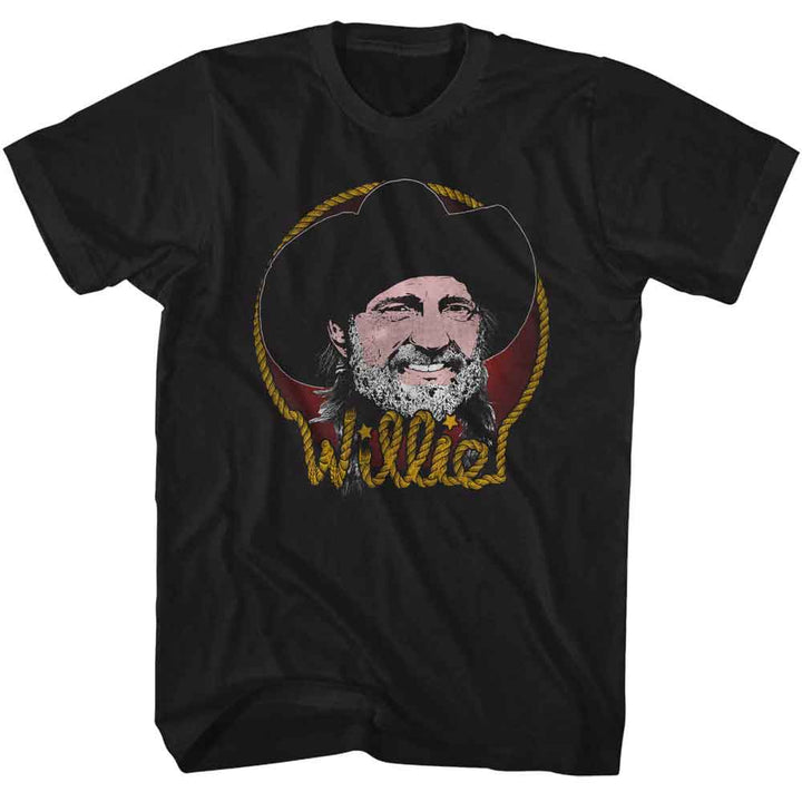 Willie Nelson - Rope Border - American Classics Adult Short Sleeve T-Shirt