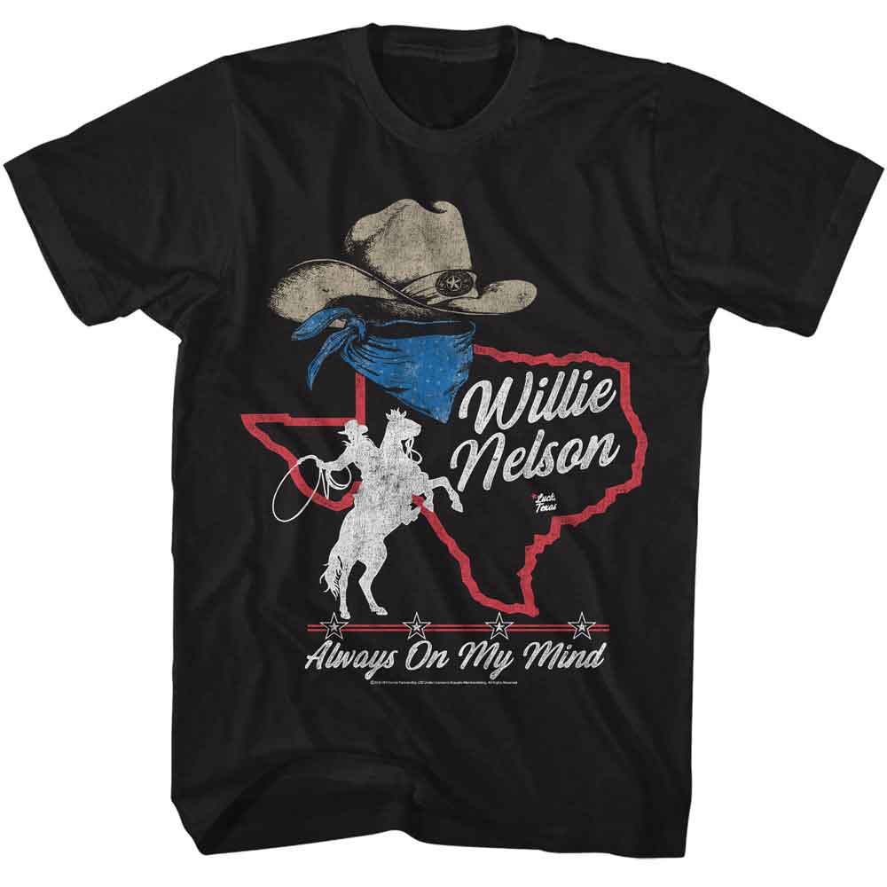 Willie Nelson - Always On My Mind - American Classics Adult Short Sleeve T-Shirt