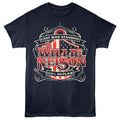 Willie Nelson - Last Man Standing - Officially Licensed - Blue Solid Front Print Adult Short Sleeve T-Shirt