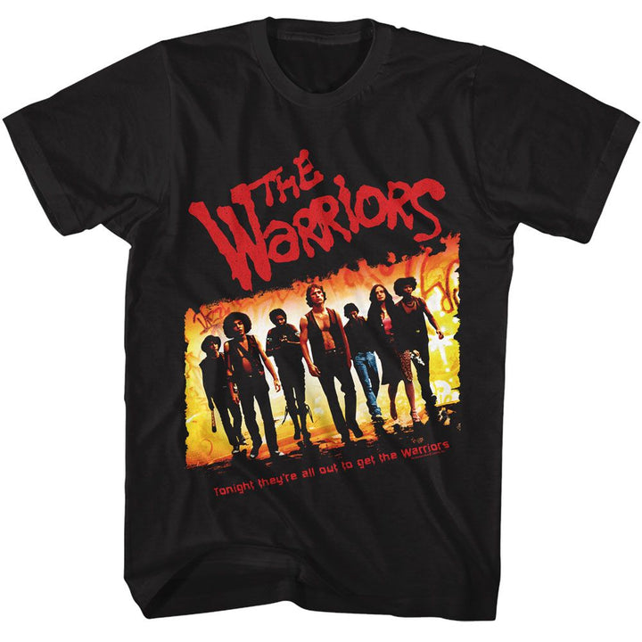 The Warriors - Tonight Theyre All Out - American Classics - Adult Short Sleeve T-Shirt