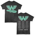 Waylon Jennings - Live 1994 - American Classics - 2-Sided Print Smoke Adult Short Sleeve T-Shirt