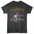 Waylon Jennings - Triple - Adult Unisex Short Sleeve T-Shirt - Smoke