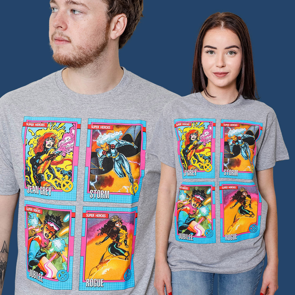 X-Men X-Ladies 90's Trading Card by Jim Lee Marvel Comics Adult T-Shirt