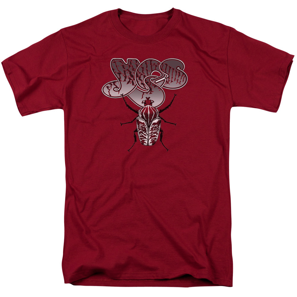 Yes - Beetle - Adult Unisex Short Sleeve T-Shirt - Red
