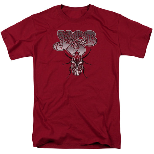 Yes - Beetle - Adult Unisex Short Sleeve T-Shirt - Red