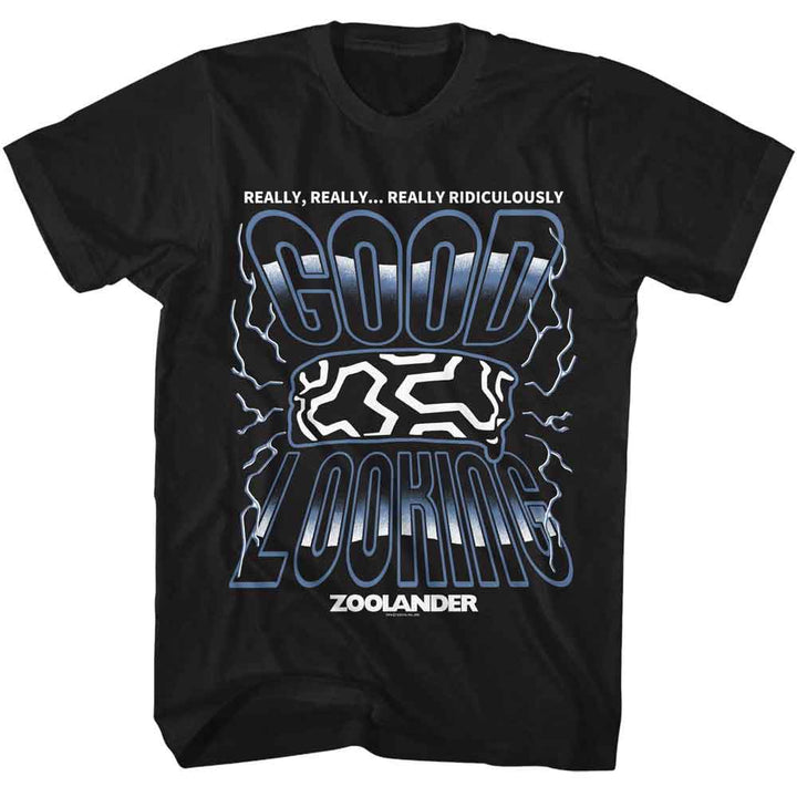 Zoolander - Good Looking - American Classics - Black Solid Adult Short Sleeve T-Shirt