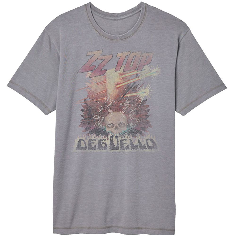 Zz Top Deguello Fade Officially Licensed Adult Short Sleeve Vintage Wash T-Shirt