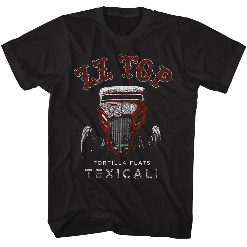 Zz Top - Tortilla Flats - American Classics - Solid Black Adult Short Sleeve T-Shirt