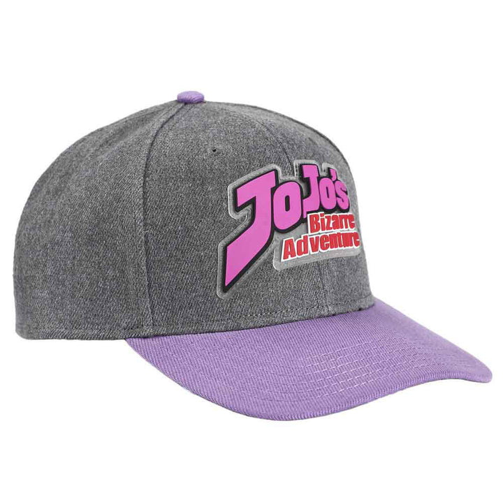 JoJo's Bizarre Adventure Logo Pre-Curved Bill Snapback Hat