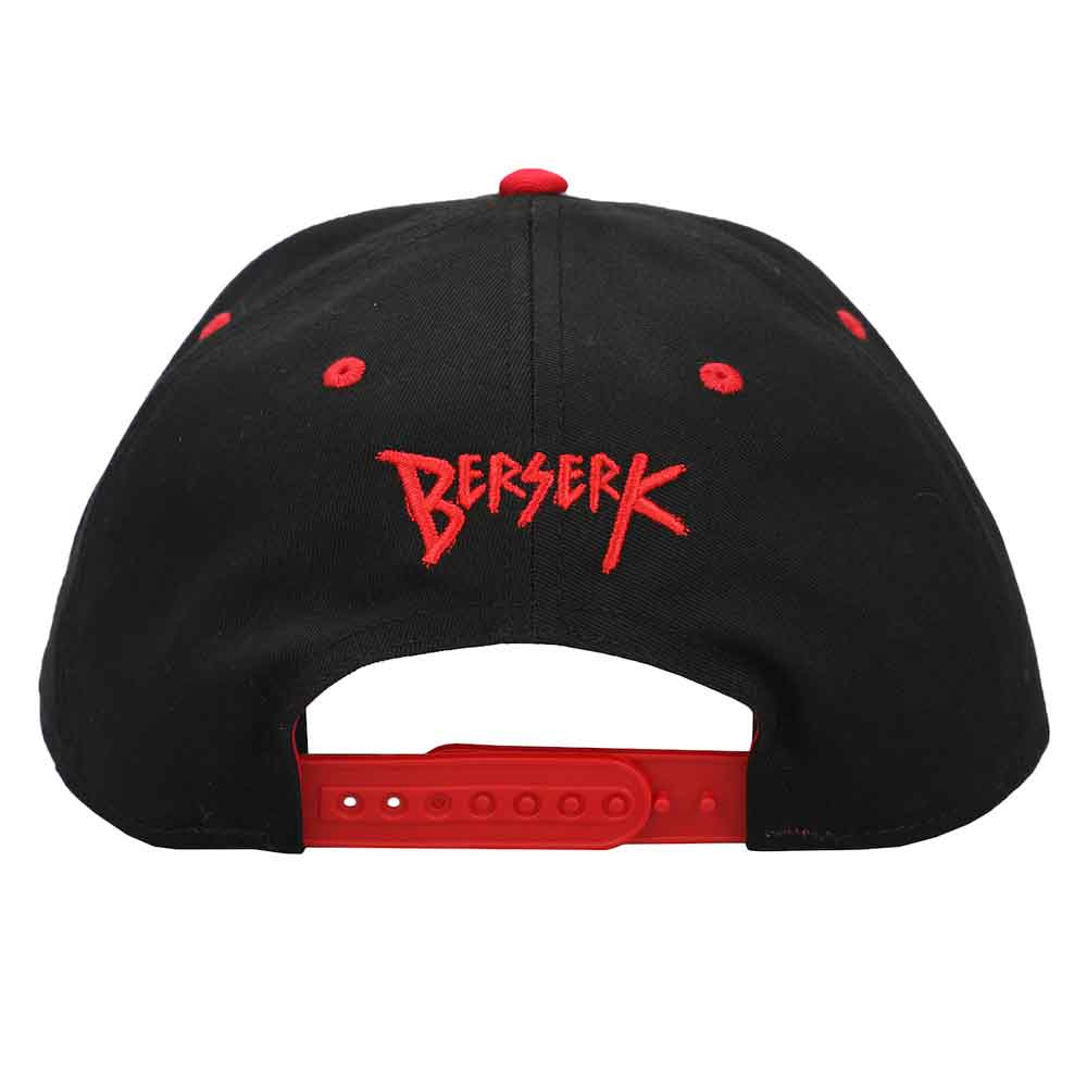 Berserk Logo Contract Stitching Pre-Curved Bill Snapback Hat