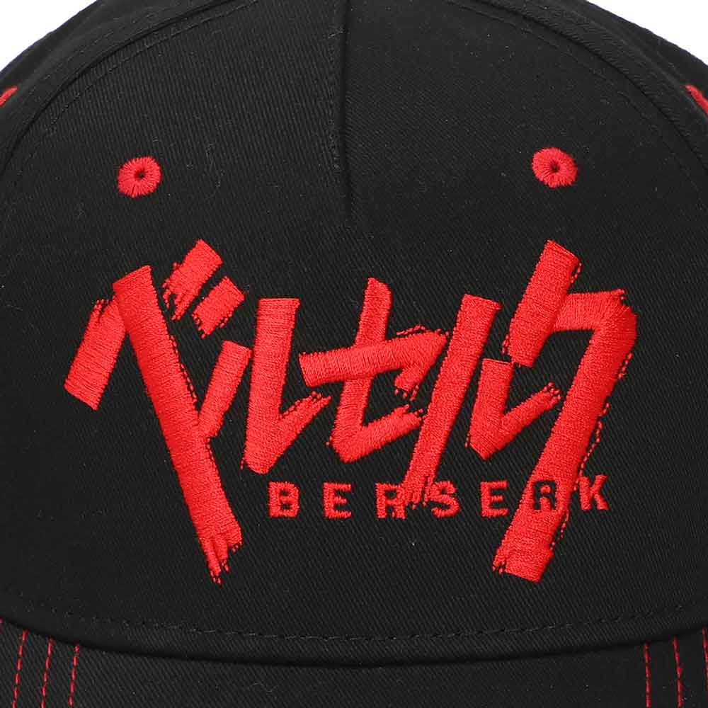 Berserk Logo Contract Stitching Pre-Curved Bill Snapback Hat