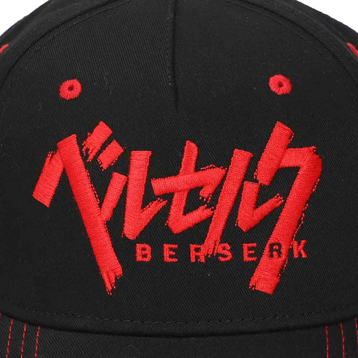 Berserk Logo Contract Stitching Pre-Curved Bill Snapback Hat