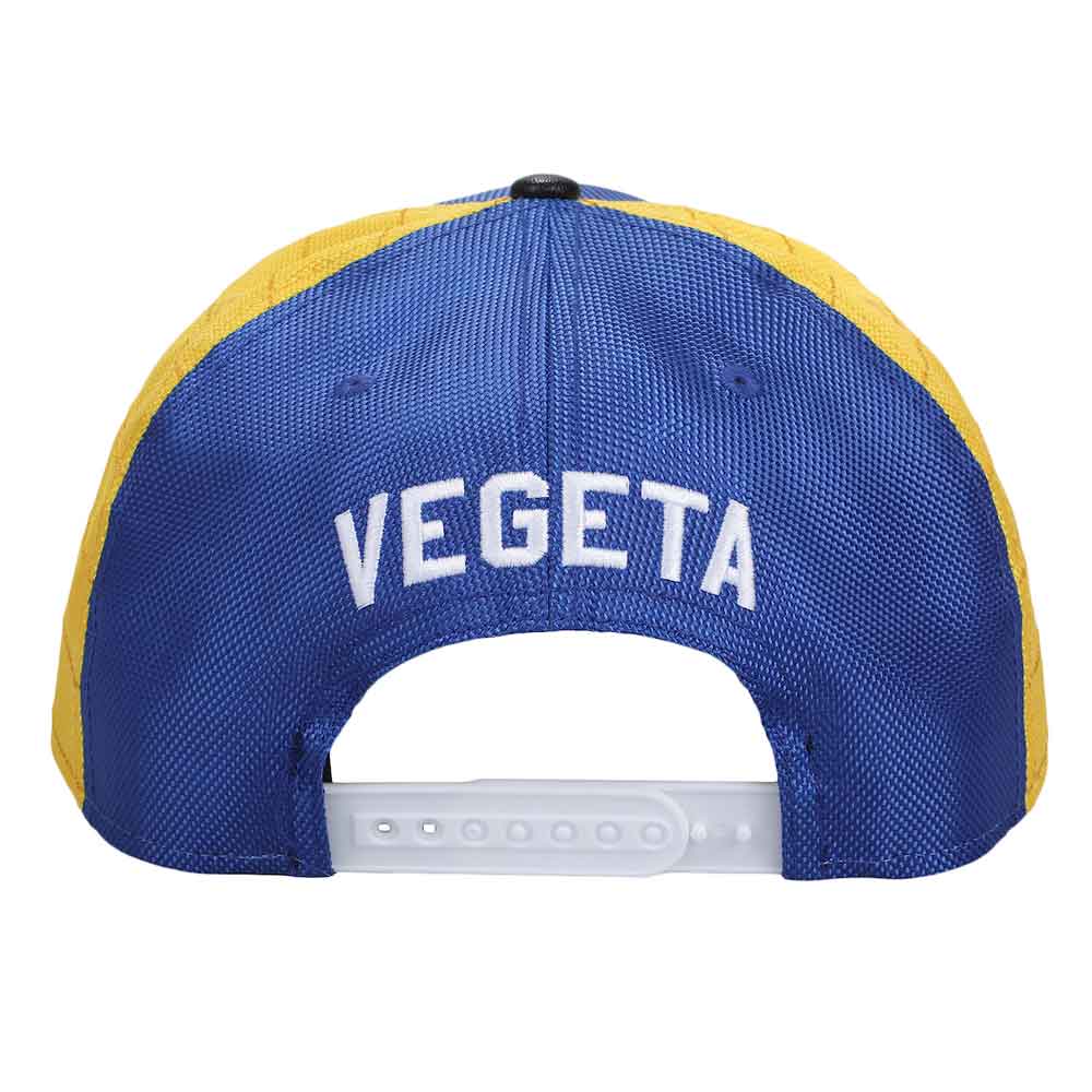 Dragon Ball Z Vegeta Saiyan Metal Icon Pre-Curved Bill Snapback Hat