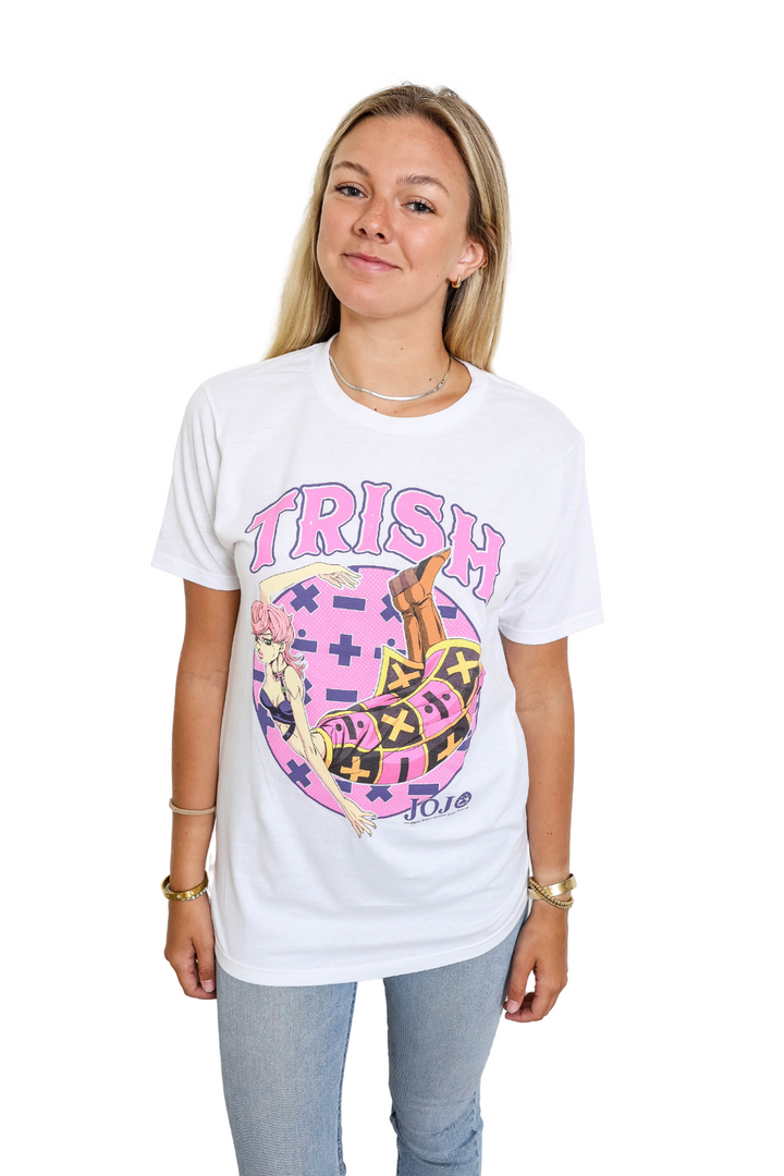 JoJo's Bizarre Adventure S4 Trish Math Symbols Officially Licensed Adult T-Shirt