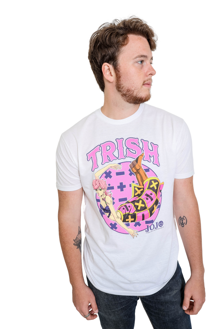 JoJo's Bizarre Adventure S4 Trish Math Symbols Officially Licensed Adult T-Shirt