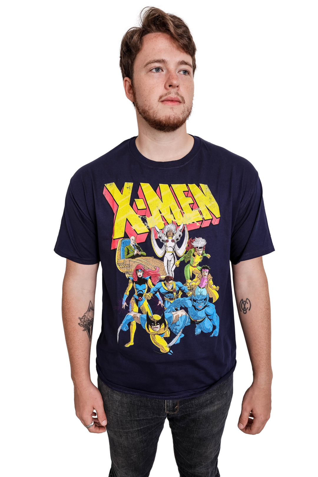 X-Men Animated Series 90's Team Marvel Comics Officially Licensed Adult T-Shirt
