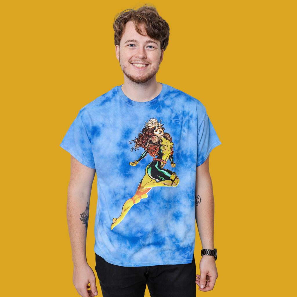 X-Men Rogue Rise In The Clouds Jim Lee Marvel Comics Adult T-Shirt