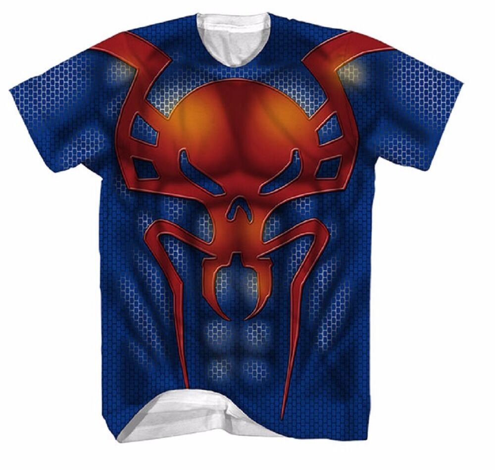 Spider-Man 2099 Costume Marvel Comics Sublimated Adult T-Shirt