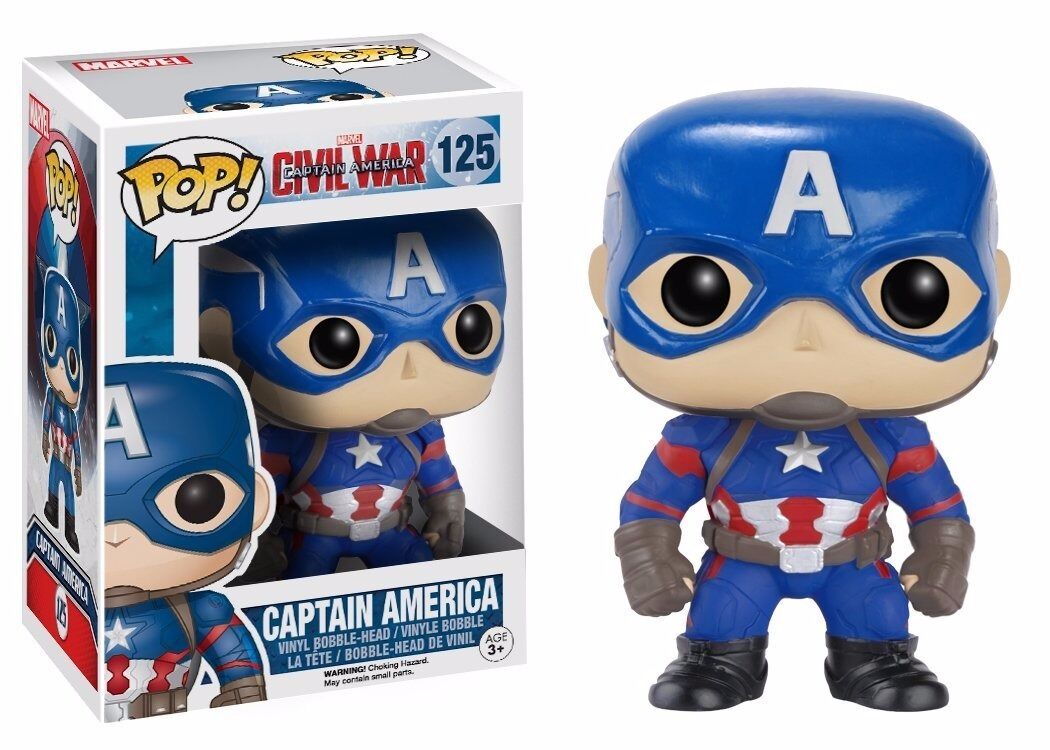 Funko Pop! Captain America 3 Civil War Captain America Vinyl Action Figure