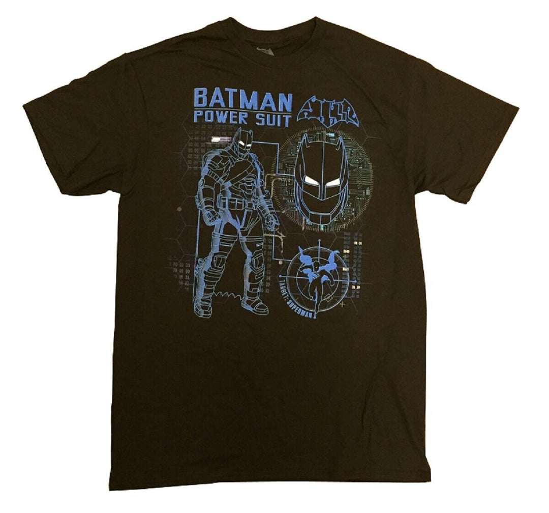 Batman Vs Superman Movie Batman Power Suit Adult T-Shirt