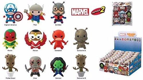 Marvel Comics 3D Foam Key Ring Series 2 Blind Bag Marvel Key Chain