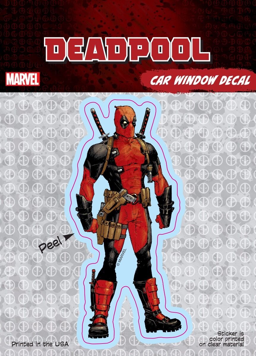Deadpool Standard Decal Marvel Comics Car Window Decal
