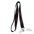 Batman Bat Logo Harley Quinn Diamonds Lanyard Neck Strap Id Holder