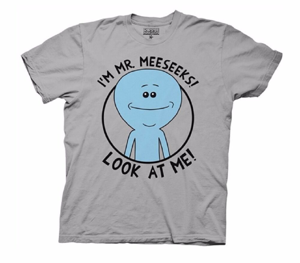 Rick And Morty Mister Meeseeks Look At Me Adult T-Shirt