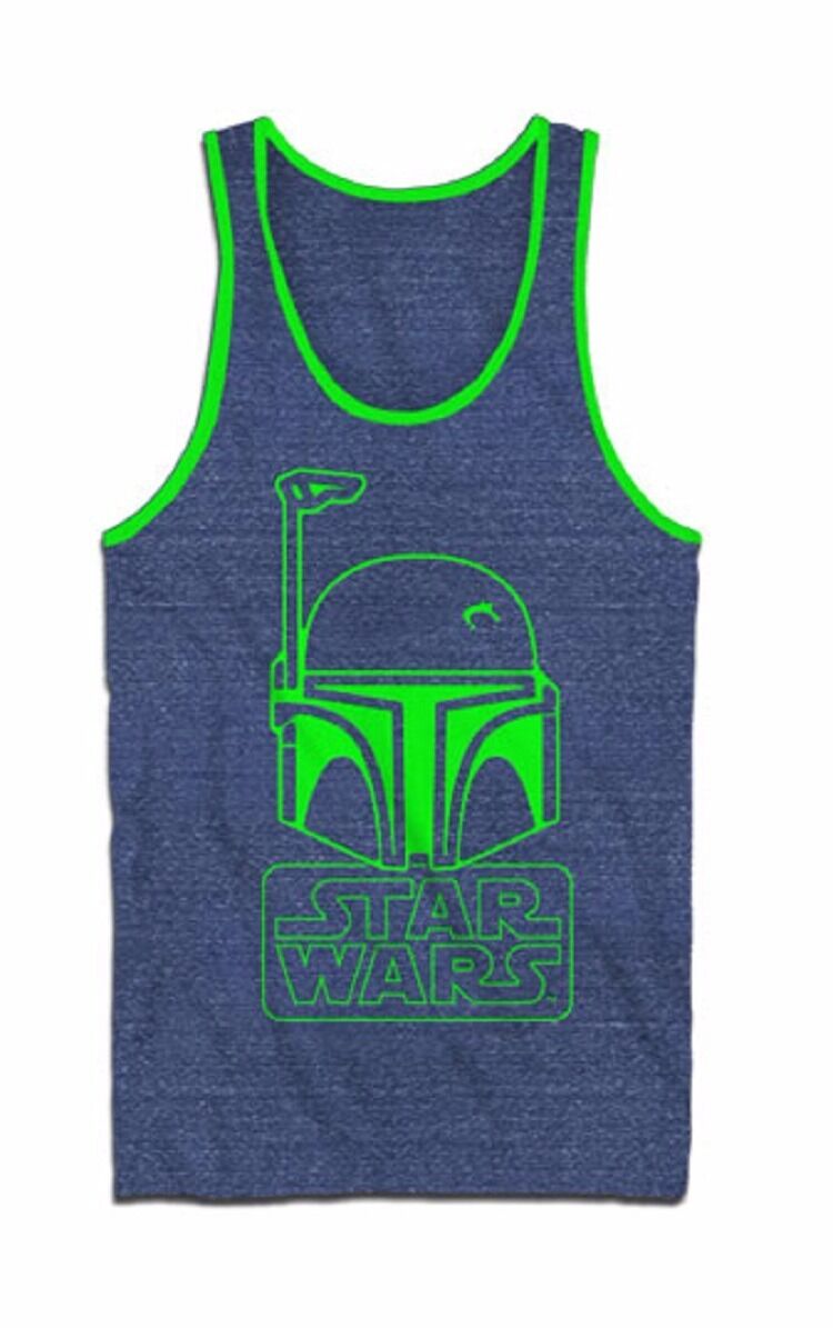 Star Wars Boba Fett Logo Adult Tank Top
