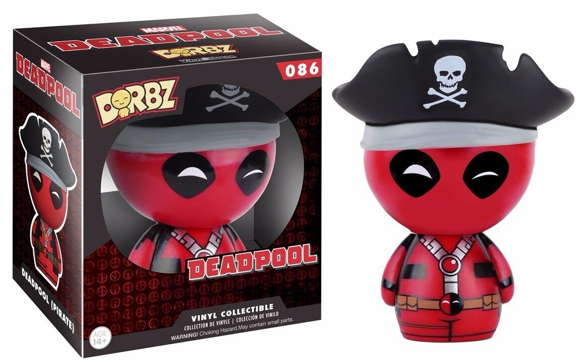 Funko Dorbz Marvel Pirate Deadpool Action Figure