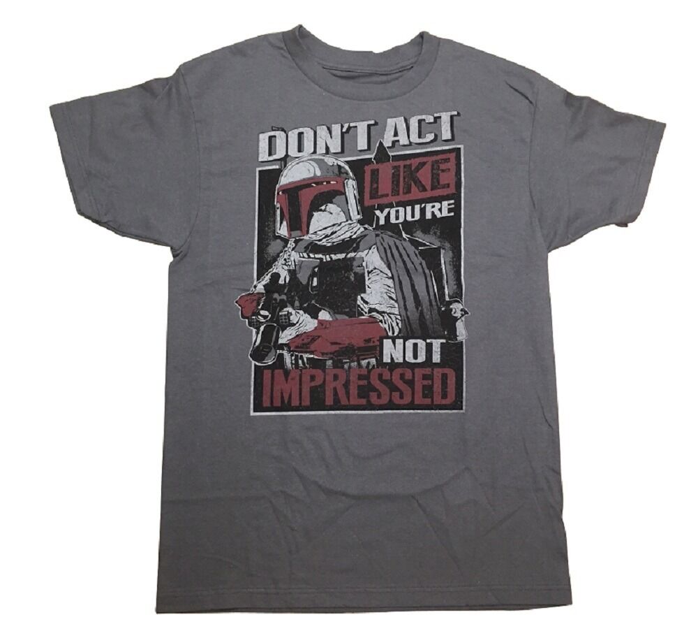 Star Wars Movie Boba Fett Impressions Adult T-Shirt