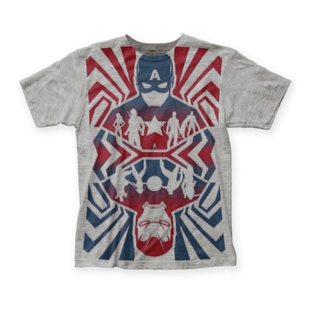 Captain America Civil War Opposing Forces Adult T-Shirt