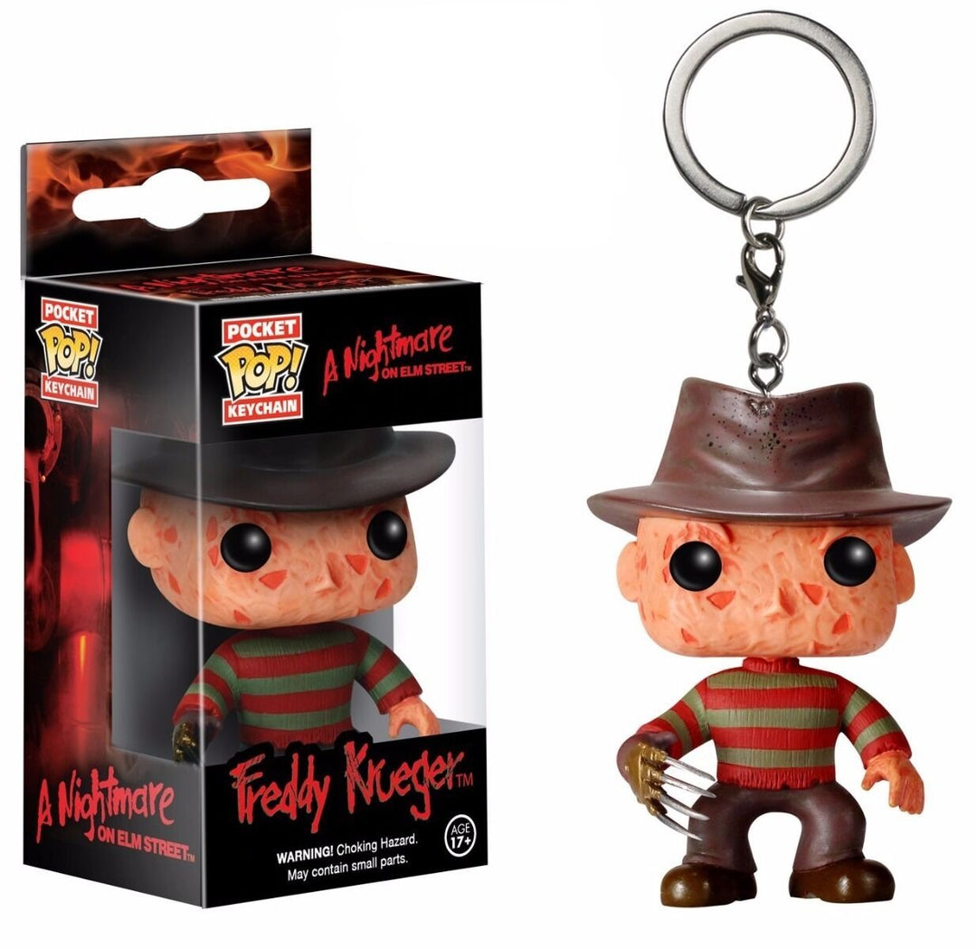 Funko Pop Keychain Horror Freddy Kruger Figure Pocket Key Pop