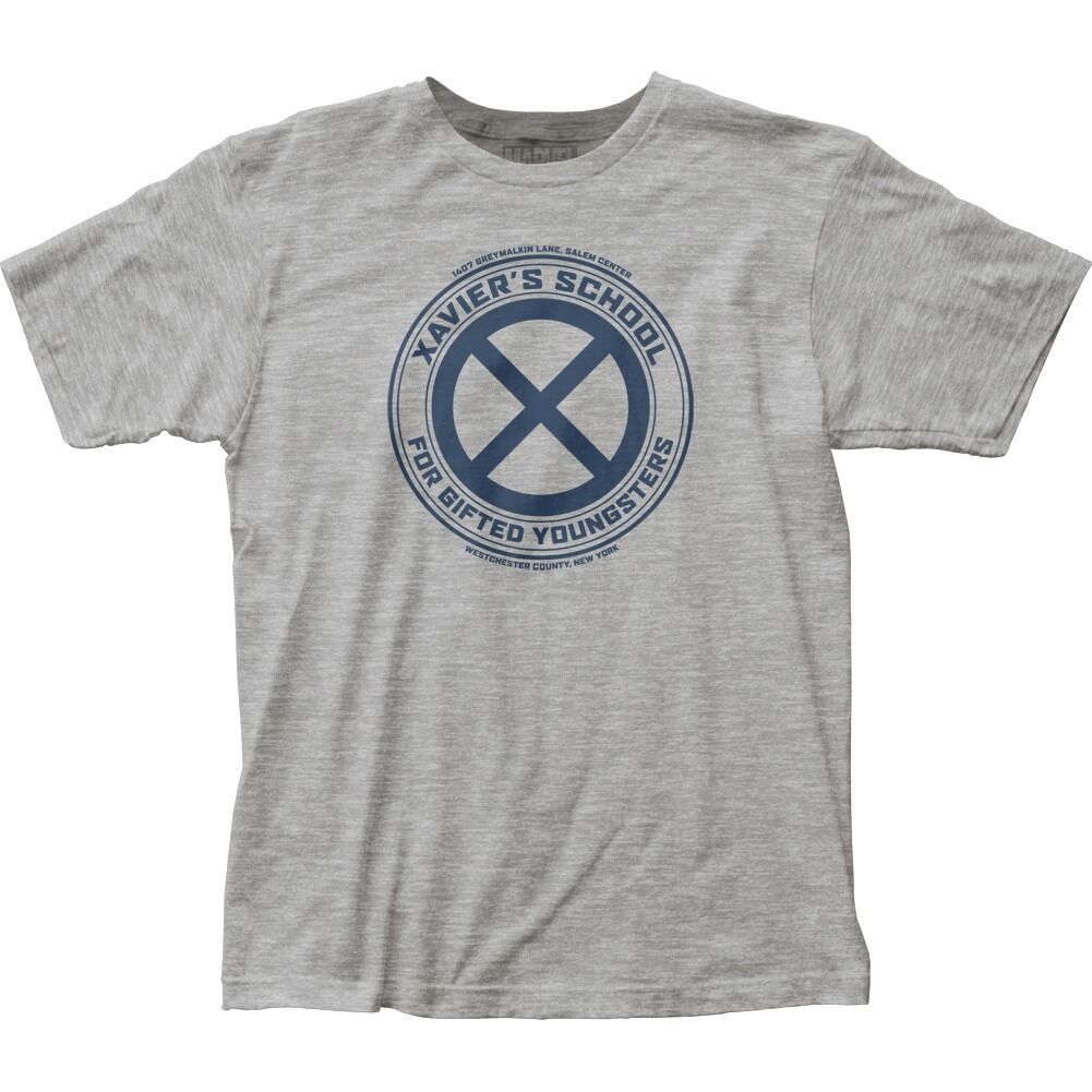 X-Men Xavier's School Marvel Comics Adult T-Shirt