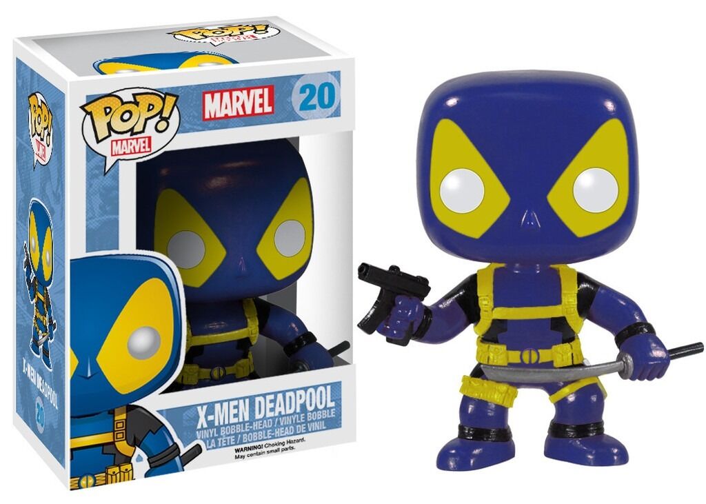 Deadpool Blue X-Men 20 Marvel Comics Funko Pop! Vinyl Figure