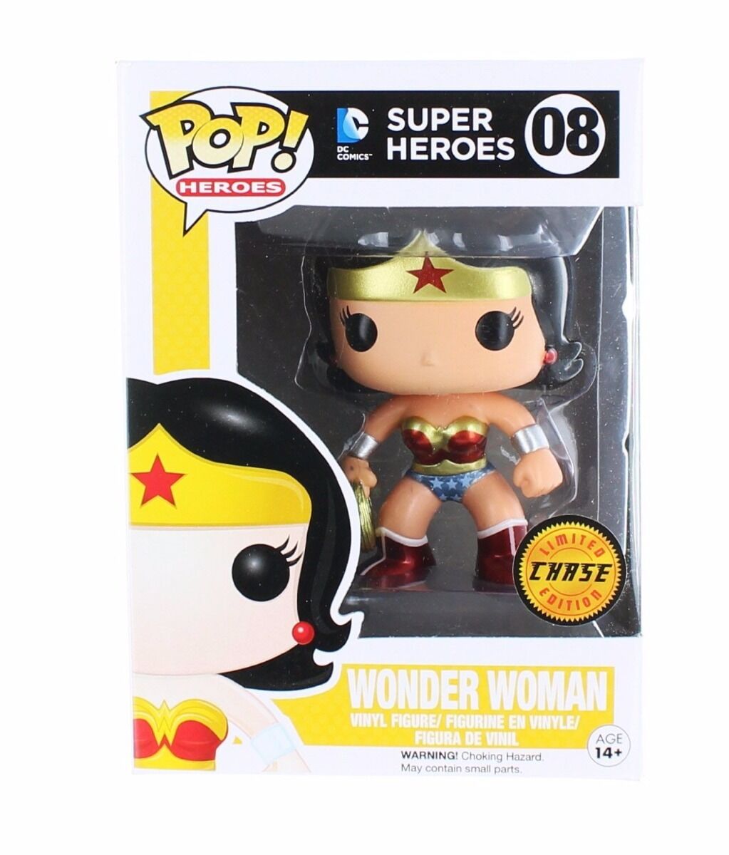 Funko Pop! Heroes Wonder Woman Metallic Chase Vinyl Action Figure