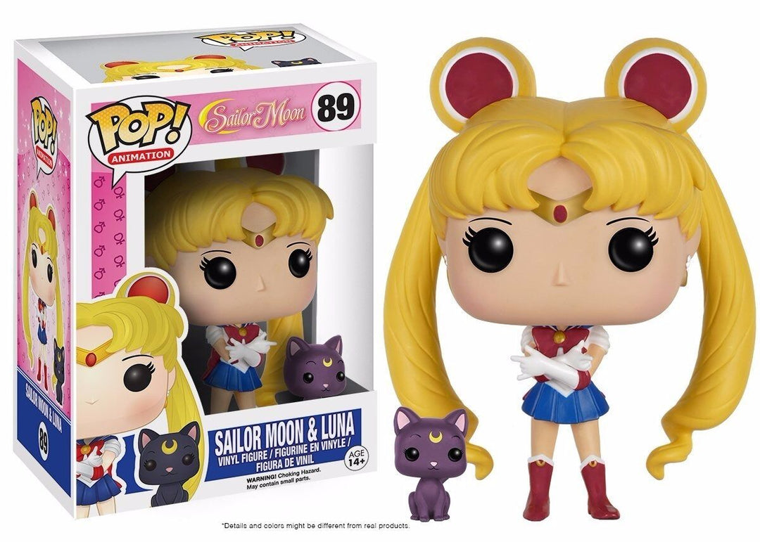 Funko Pop! Anime : Sailor Moon With Luna Vinyl Action Figure