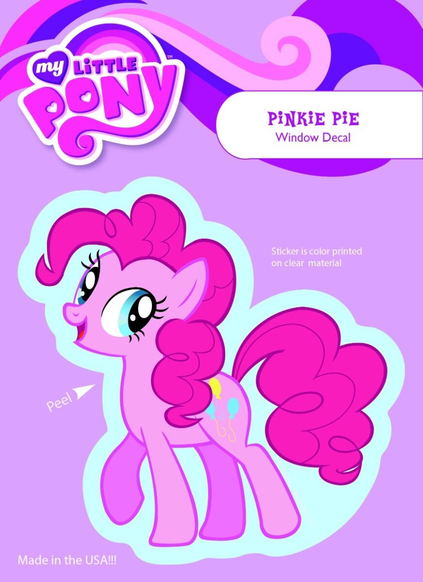 My Little Pony Pinkie Pie Car Window Decal Sticker