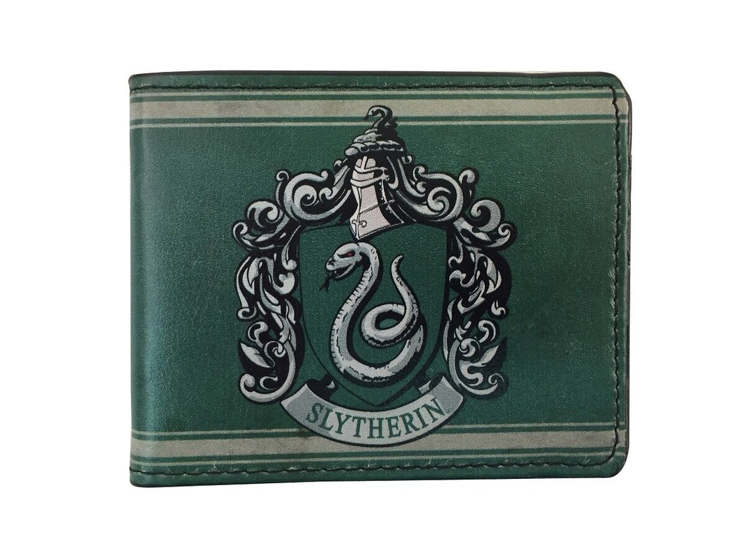 Harry Potter Slytherin Crest Logo Adult Bi-Fold Wallet