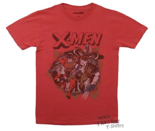 X-Men Bustin Through Classic Marvel Comics Adult T-Shirt