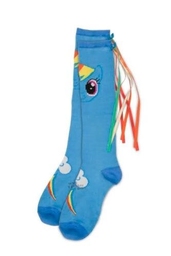 My Little Pony Friendship Is Magic Rainbow Dash Knee Socks With Tail