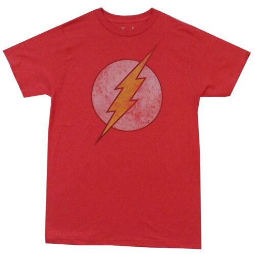 The Flash Distressed Logo DC Comics Premium Adult T-Shirt