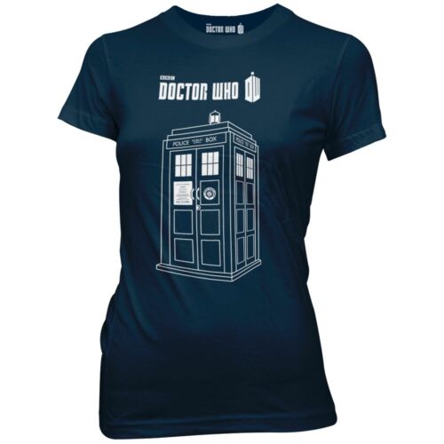 Doctor Who Series 7 Linear Tardis BBC Junior T-Shirt