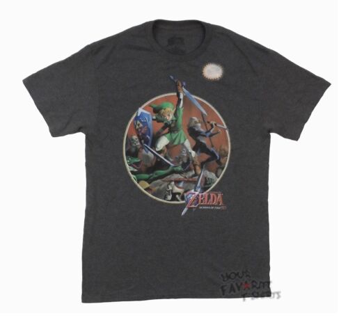 Zelda Link Sword Fight Nintendo Adult T-Shirt